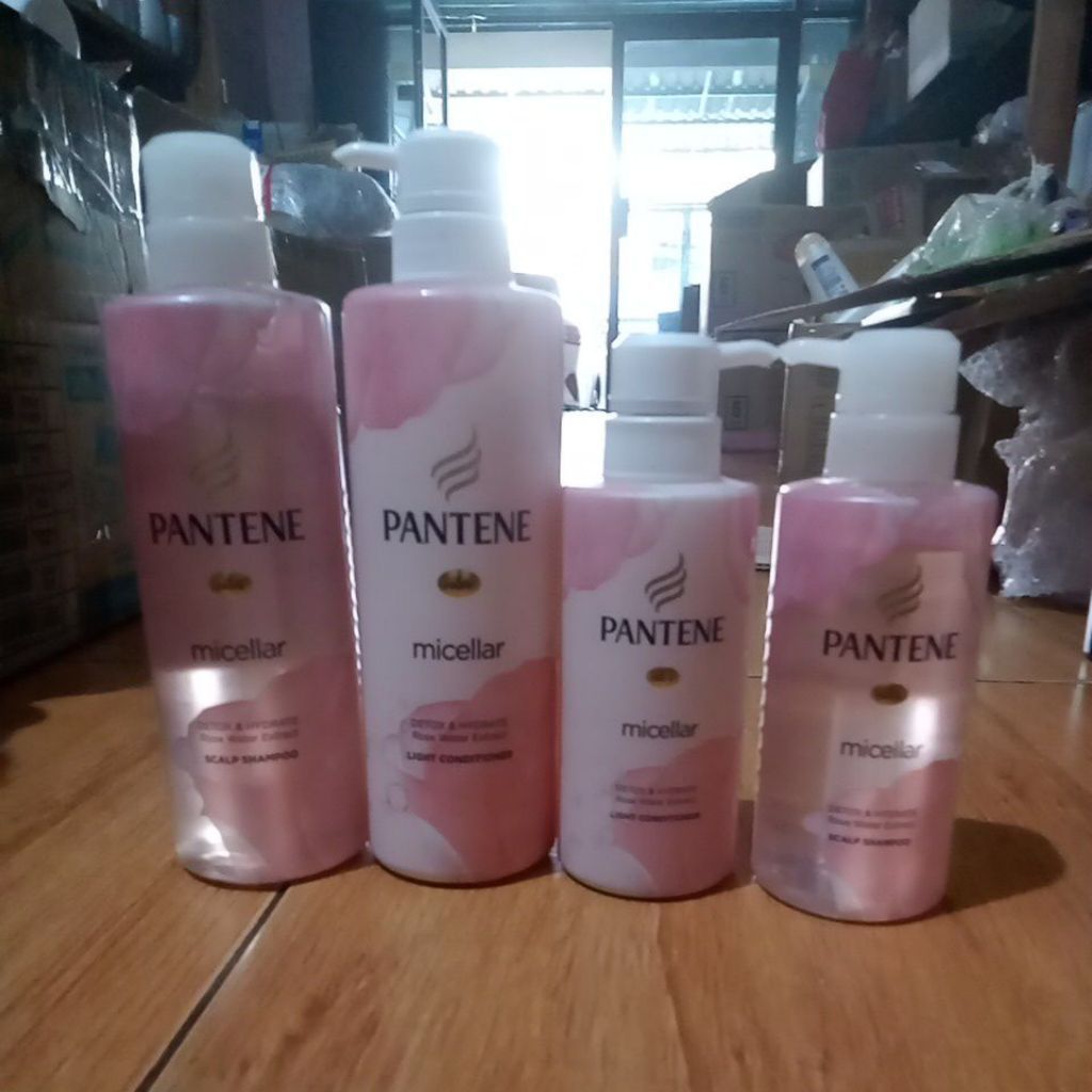 Pantene Micellar Shampo & Conditioner Rose Water 300ML & 530ML