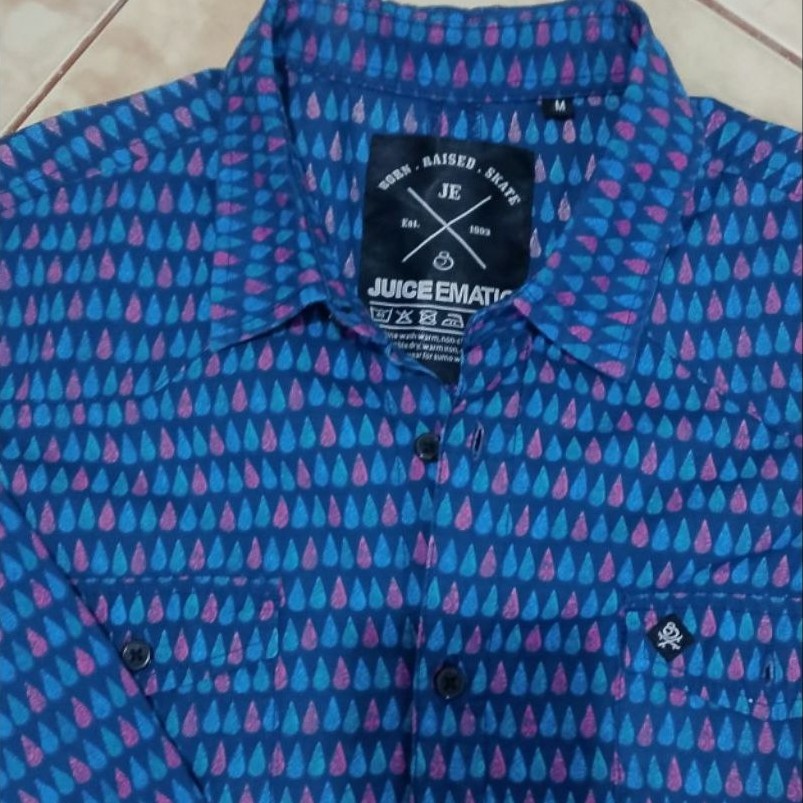 kemeja juice ematic original second
