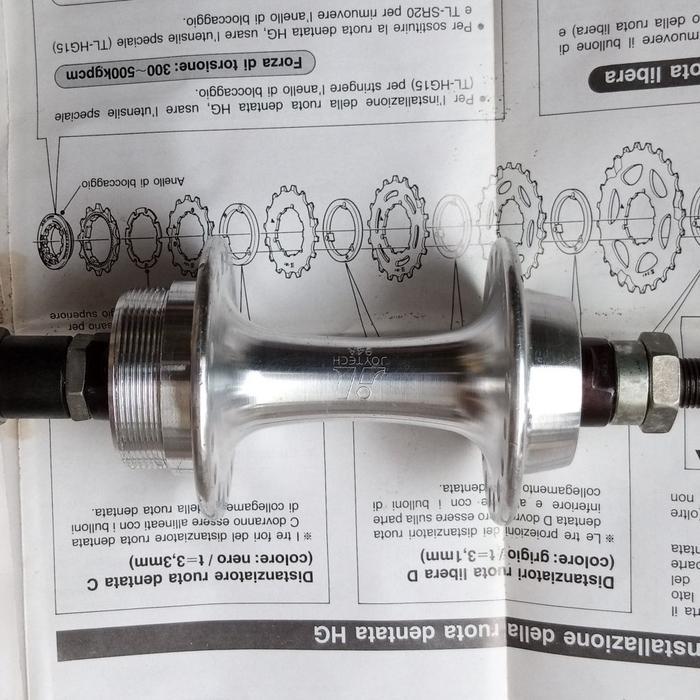 Hub joytech kingkong 36 hole alloy drat ulir bmx fixie vintage retro - AS QR