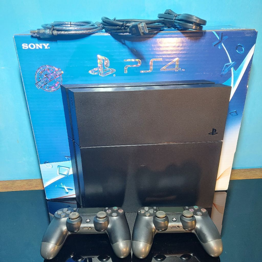 PS4 FAT SERI 12XX HEN FW 11.02 INTERNAL 500 GB BEKAS (FULLSET)