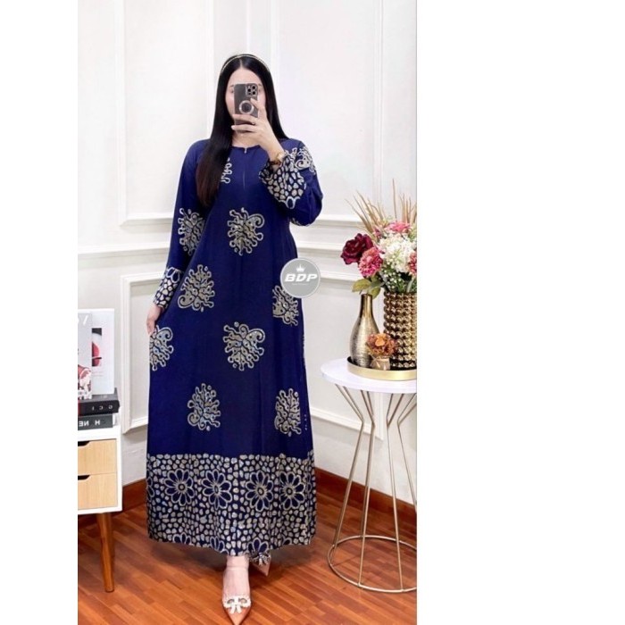 Daster Dress Maura Batik Cap | Daster Wanita Lengan Panjang - BDP 6