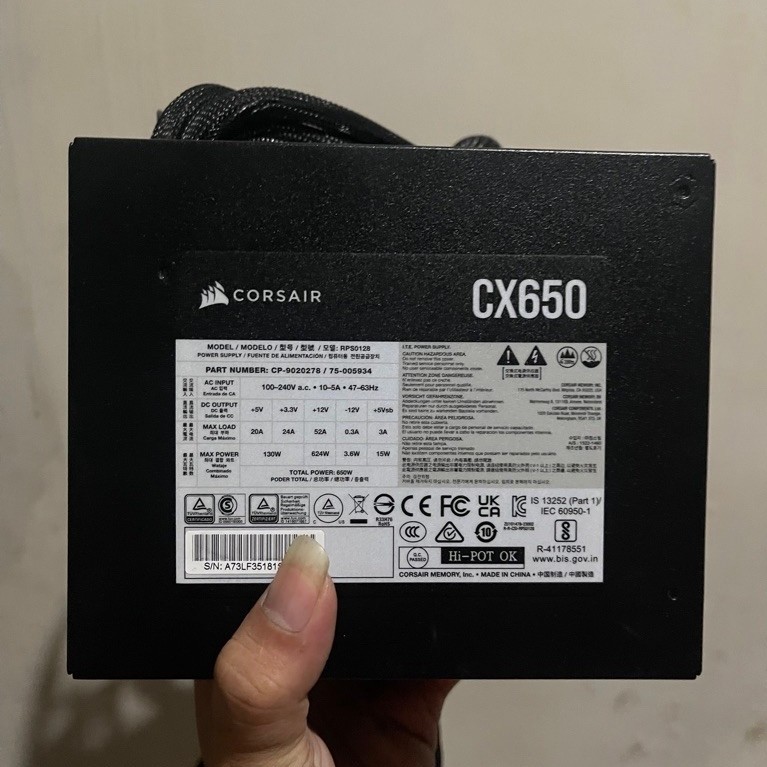 Psu Corsair Cx650