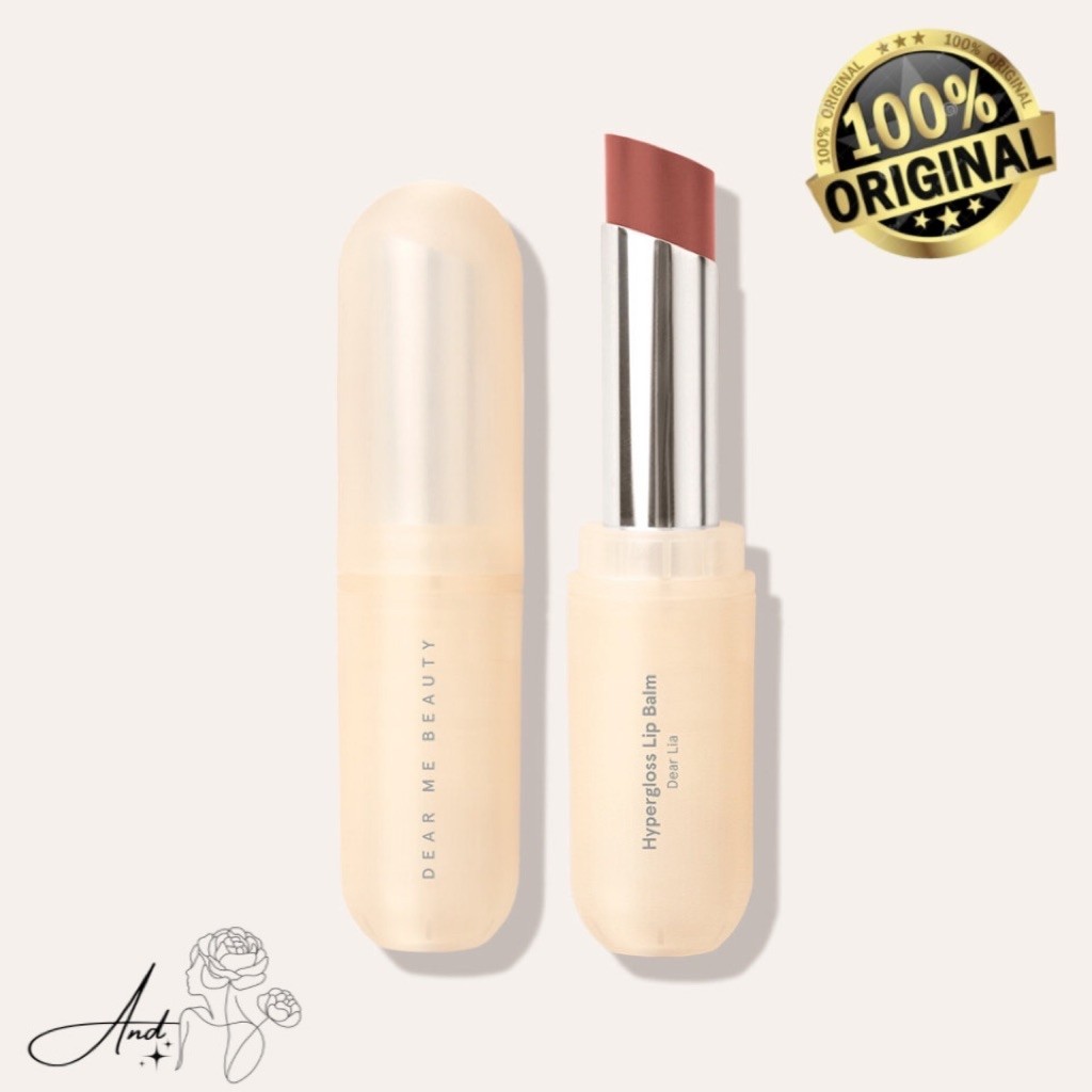 Lip Balm Dear Me Beauty Hypergloss - Tekstur Butter, Pigmen Intens, Perlindungan UV, DEAR RACHEL