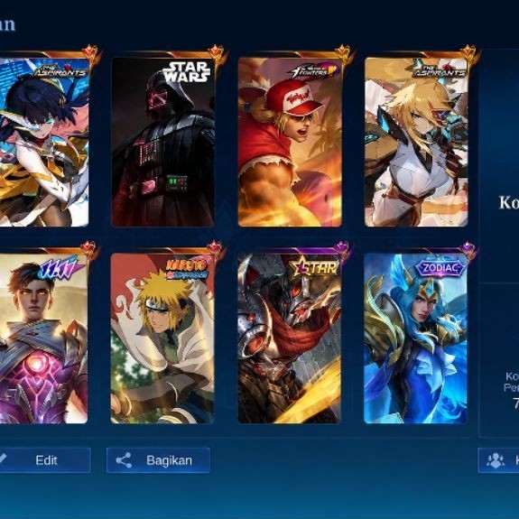 akun Mobile legends spek bisa minta ke admin allkos
