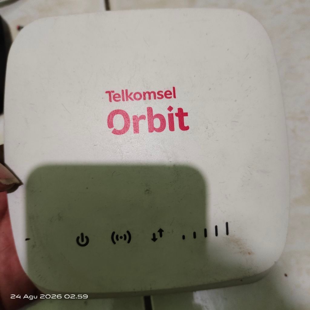 modem router orbit advan nyala simcard sulit d cabut