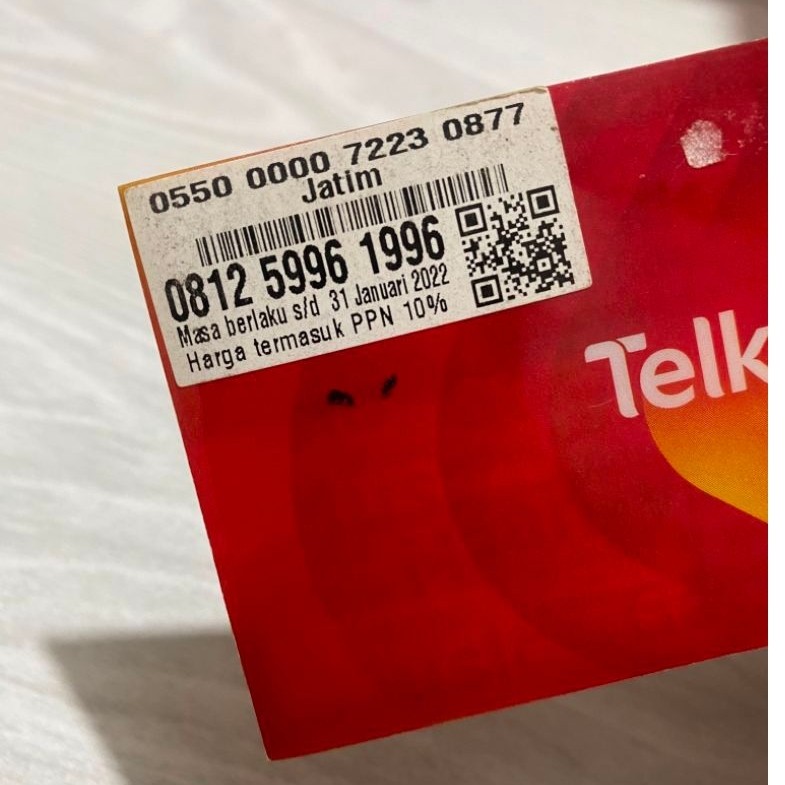 Kartu Perdana Simpati Telkomsel Cantik Nomor Cantik Simpati Telkomsel 4G 5G Triple 5996 Tahun 1996