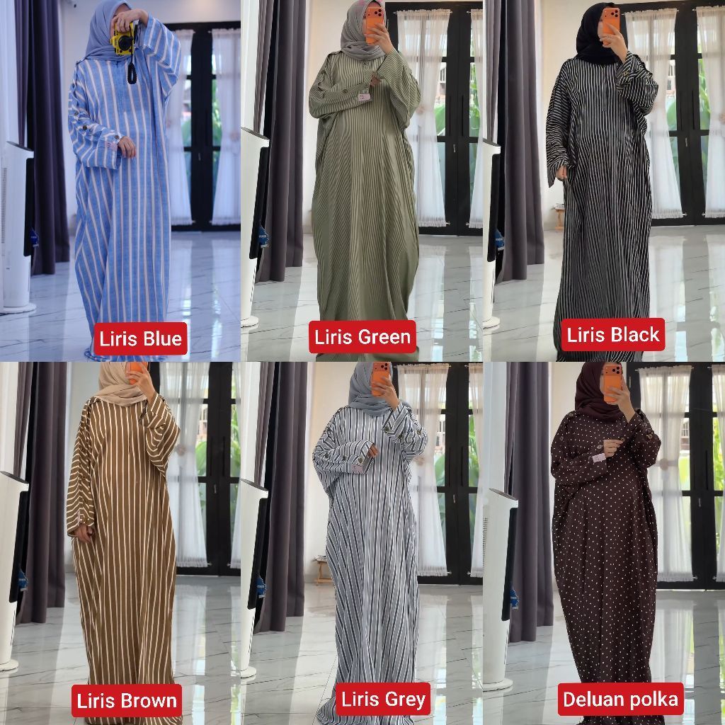 KAFTAN DELUNA / KAFTAN DELUNA BY ANJANI STORE / ANJANI STORE BY ANJANI SABILA