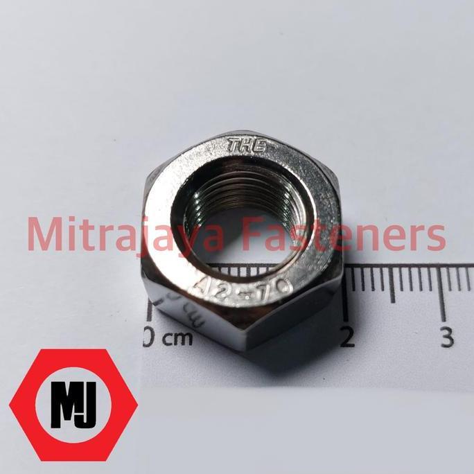 Mur M12 P1.25 Drat Halus Stainless Steel 304