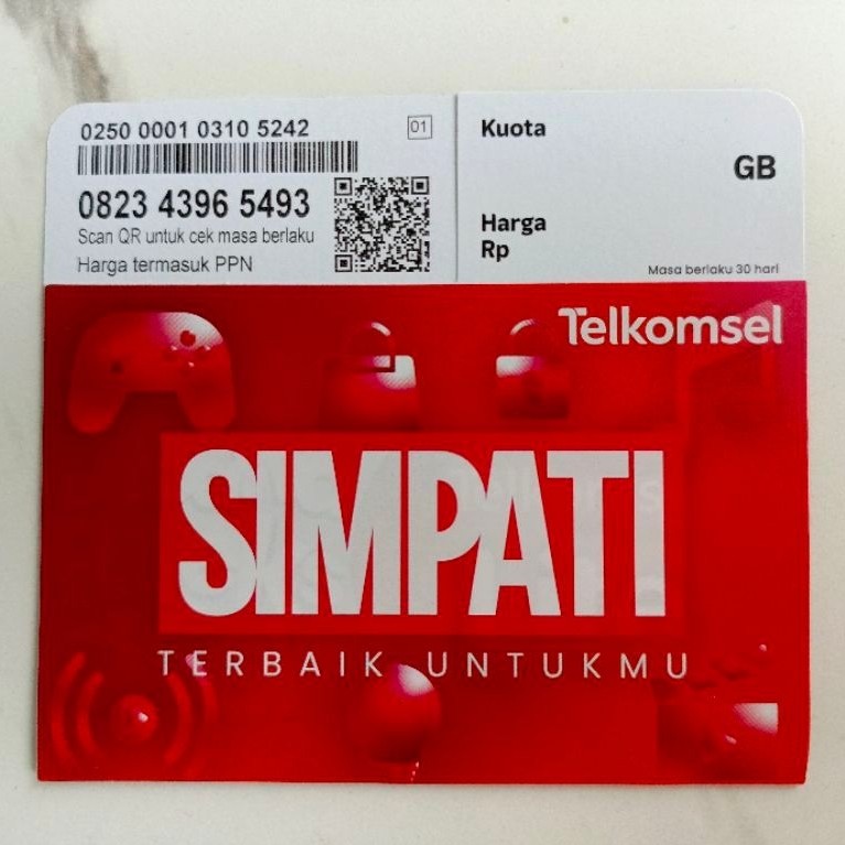 Kartu Perdana Telkomsel Segel [Wajib inject Kuota]