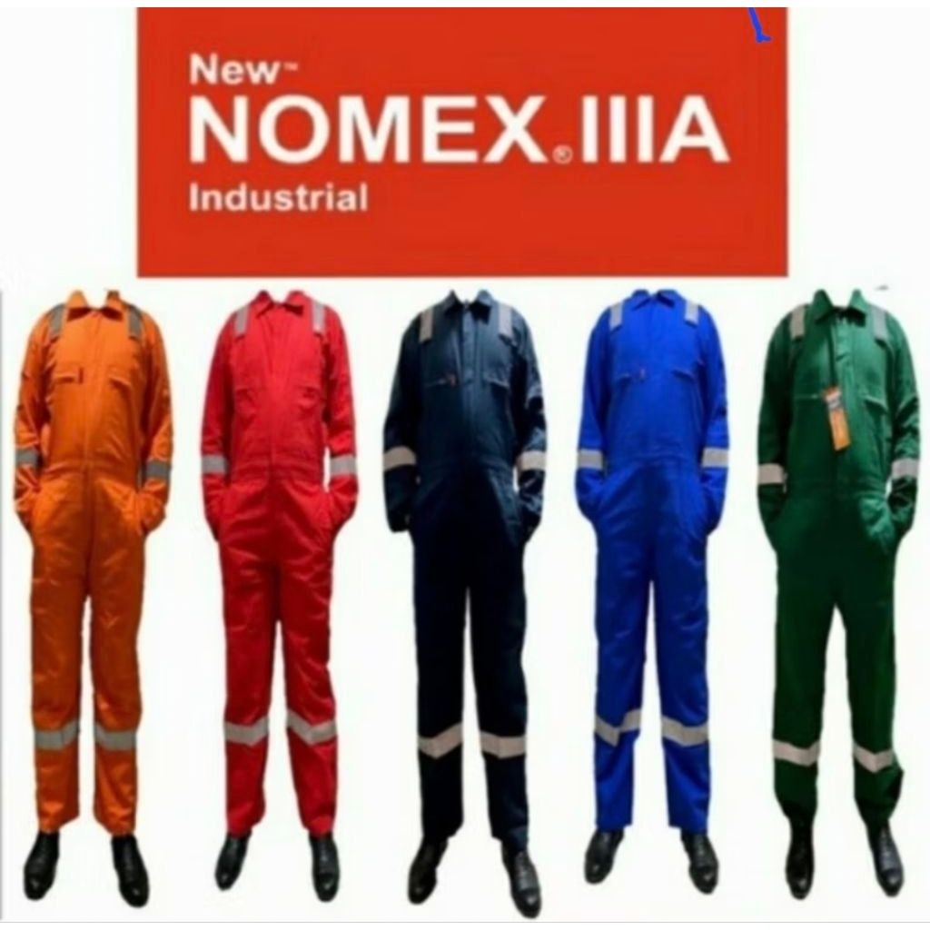 Wearpack Coverall Nomex IIIA Coverall Safety Anti Api Flame Resistant Original