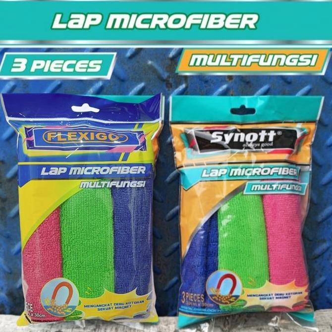 Trash- Kain Lap Microfiber Multifungsi 3Pcs Synott / Flexo