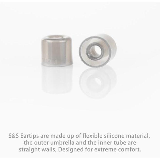 Dj- Dunu S&S (Stage & Studio) Flat Cylindrical Silicone Eartips Dunu Ss