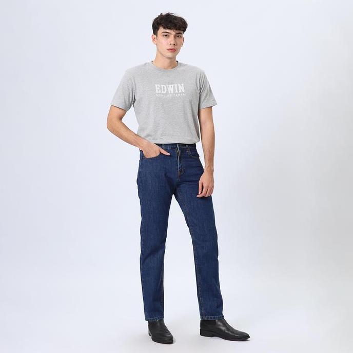 EDWIN JEANS - Celana Denim Pria Reguler Fit Jeans 801 SLUB Collection Celana Jeans Straight