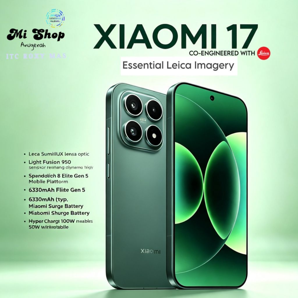 Xiaomi 17 | Leica Camera Snapdragon 8 Elite Gen 5