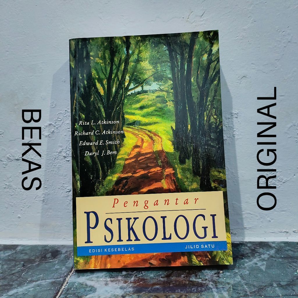 ( BUKU BEKAS ) ( ORIGINAL ) Pengantar Psikologi Edisi Kesebelas Jilid Satu Rita L. Atkinson Richard 