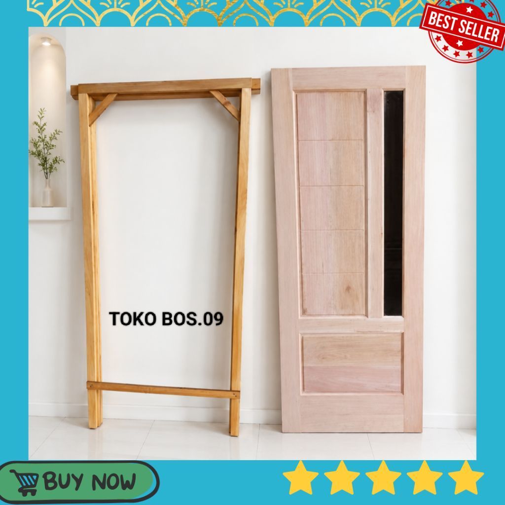 Pintu+Kusen Rumah Model Lis Kaca Pintu Depan Pintu Kamar Minimalis