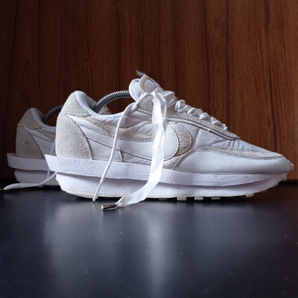 Sepatu Sacai x Nike LDWaffle 'White Nylon' | size 43/275 | Sport Sneakers, Running | Second Original