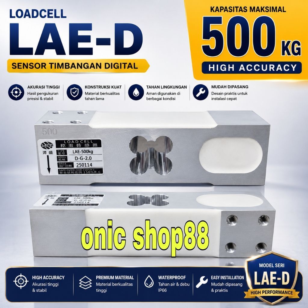 Loadcell 500kg/sensor timbangan digital cap500kg