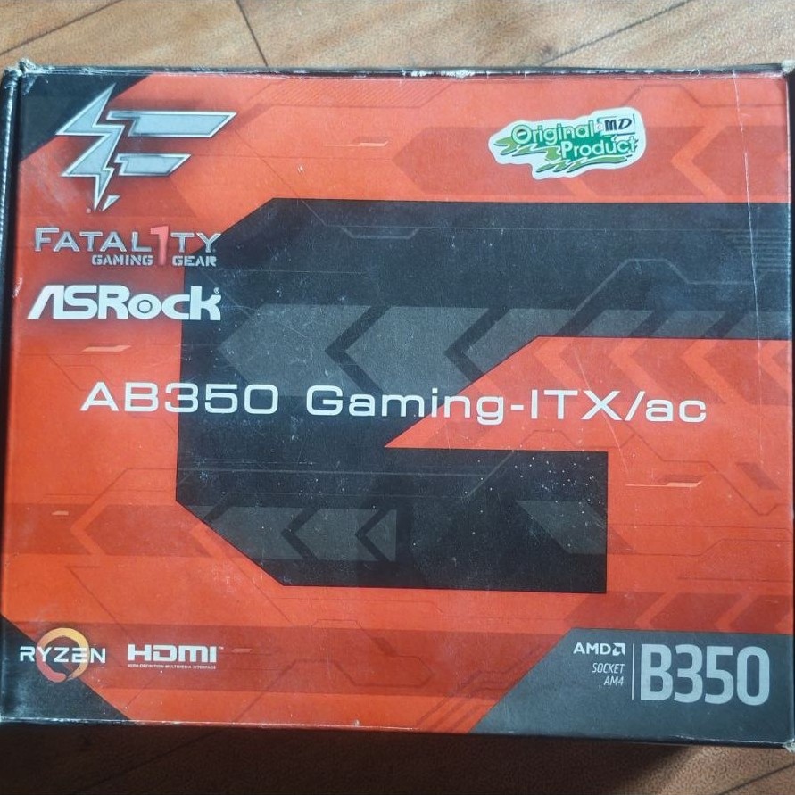 motherboard Asrock B350 gaming itx/ac fatality