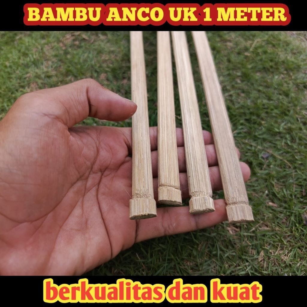 bambu beranjang anco bambu sirib ikan panjang 2 meter paket 4 batang