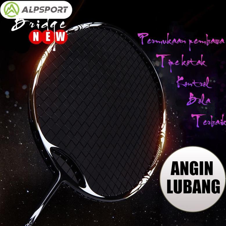 NEW ALPSPORT ZHANYU 4U 38LBS G5 Hitam Raket Badminton Single 100% Full Carbon Fiber Raket BuluTangki