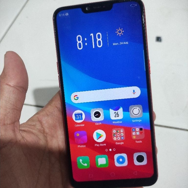 lcd copotan oppo a3s cph 1803