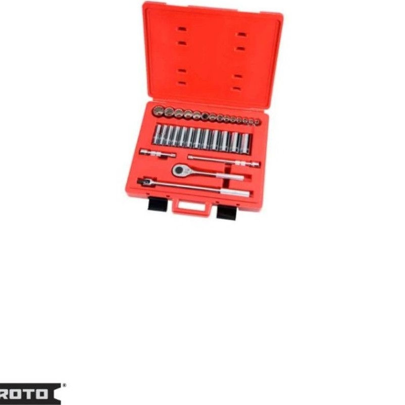 Proto 1/2" Drive 30 Piece Socket Set - 12 Point-J54126
