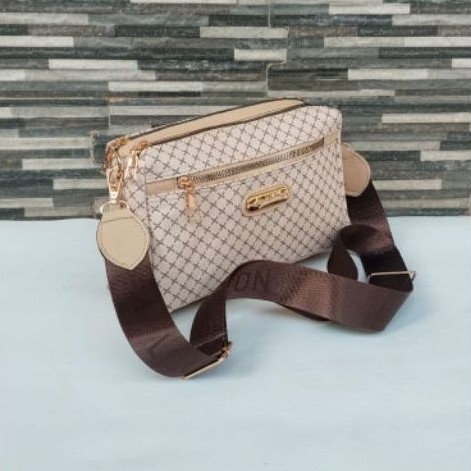 tas slempang dua ruang tas wanita remaja & dewasa