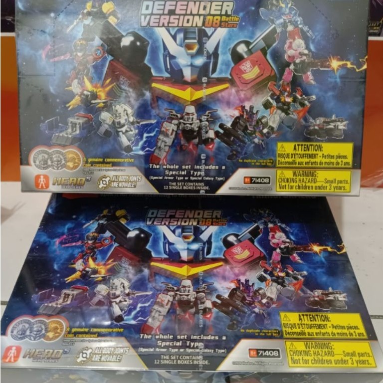 Blukiis Action Figure Transformers Galaxy Defender Version GDV07 GDV 08 Optimus Prime Bumblebee Neme