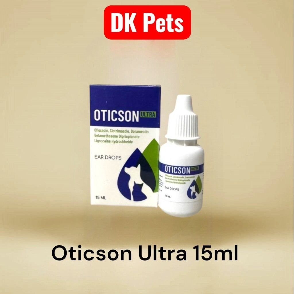 Oticson Ultra Doramectin 10ml Tetes Telinga Anti Earmites / Kutu Telinga & Infeksi Telinga Kucing An