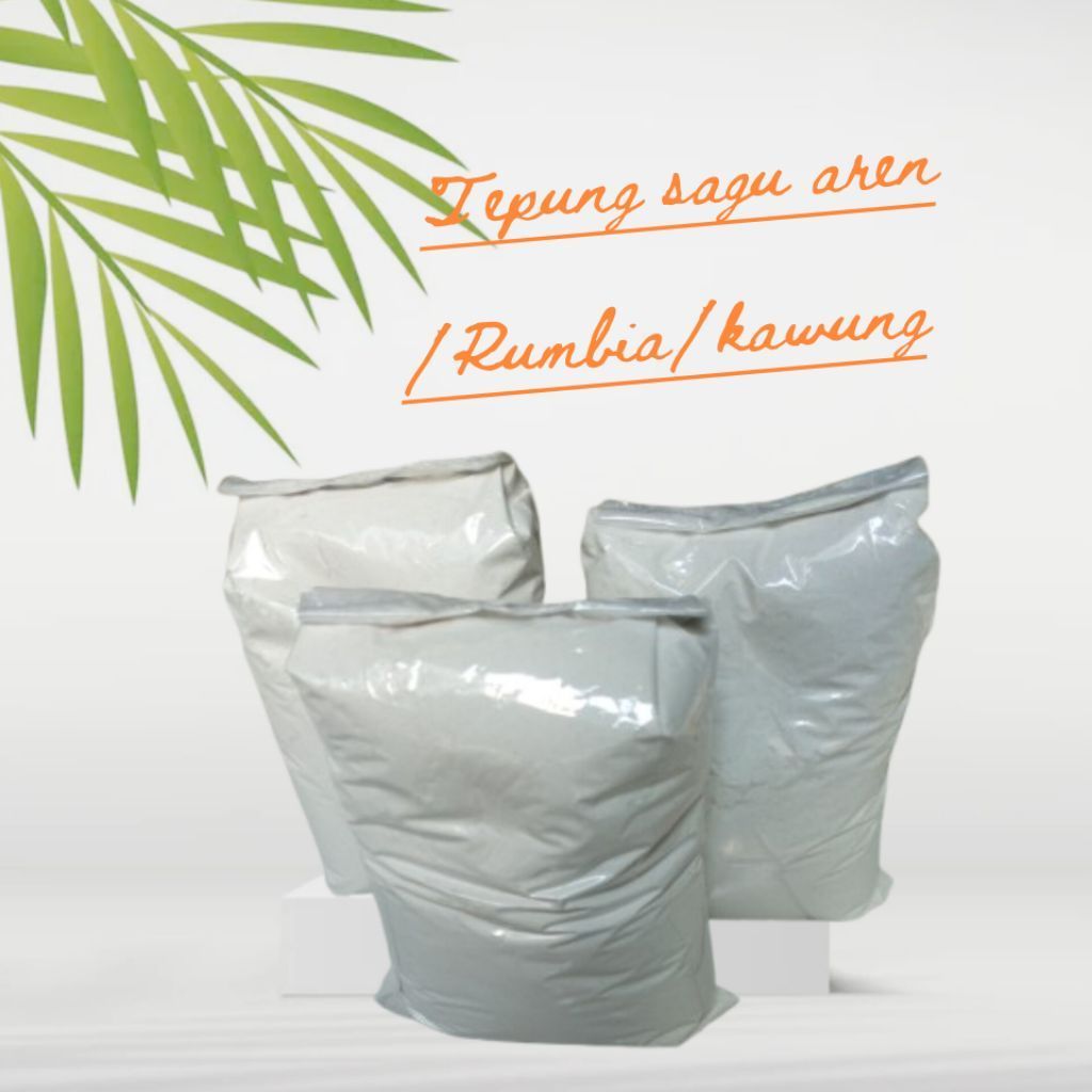 tepung sagu aren atau Aci kawung asli kualitas super ,lembut,beresih siap pakai,cocok untuk dawet,ce