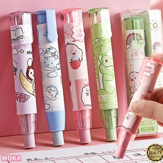 GRASSSTEKNO Eraser Pen/Mechanic Eraser / Penghapus mekanik Cute