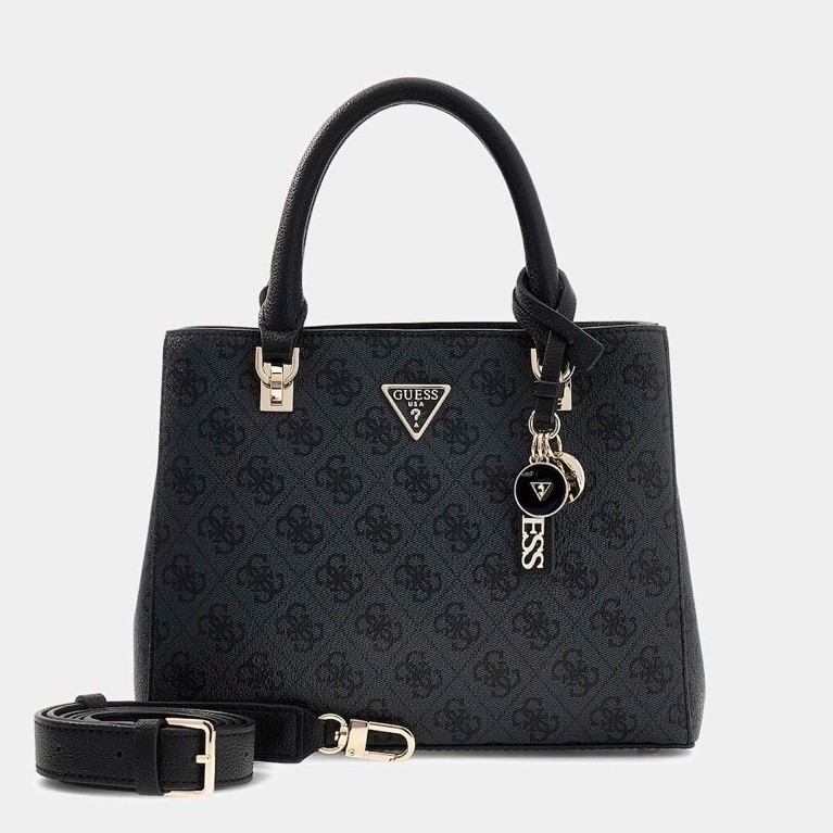 Tas Guess Noelle 4G Logo Handbag Black | Tas Wanita | Tas Guess Original