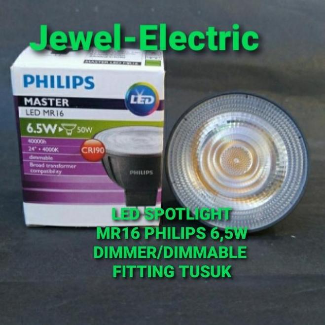 Lampu mr16 Philips Master 7w/7W Led Spotlight mr16 Dimmer 12V 24Deg