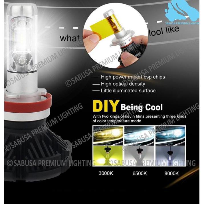 Lampu Mobil LED H4 H11 Foglamp Headlamp Utama Fortuner Xenia Agya dll