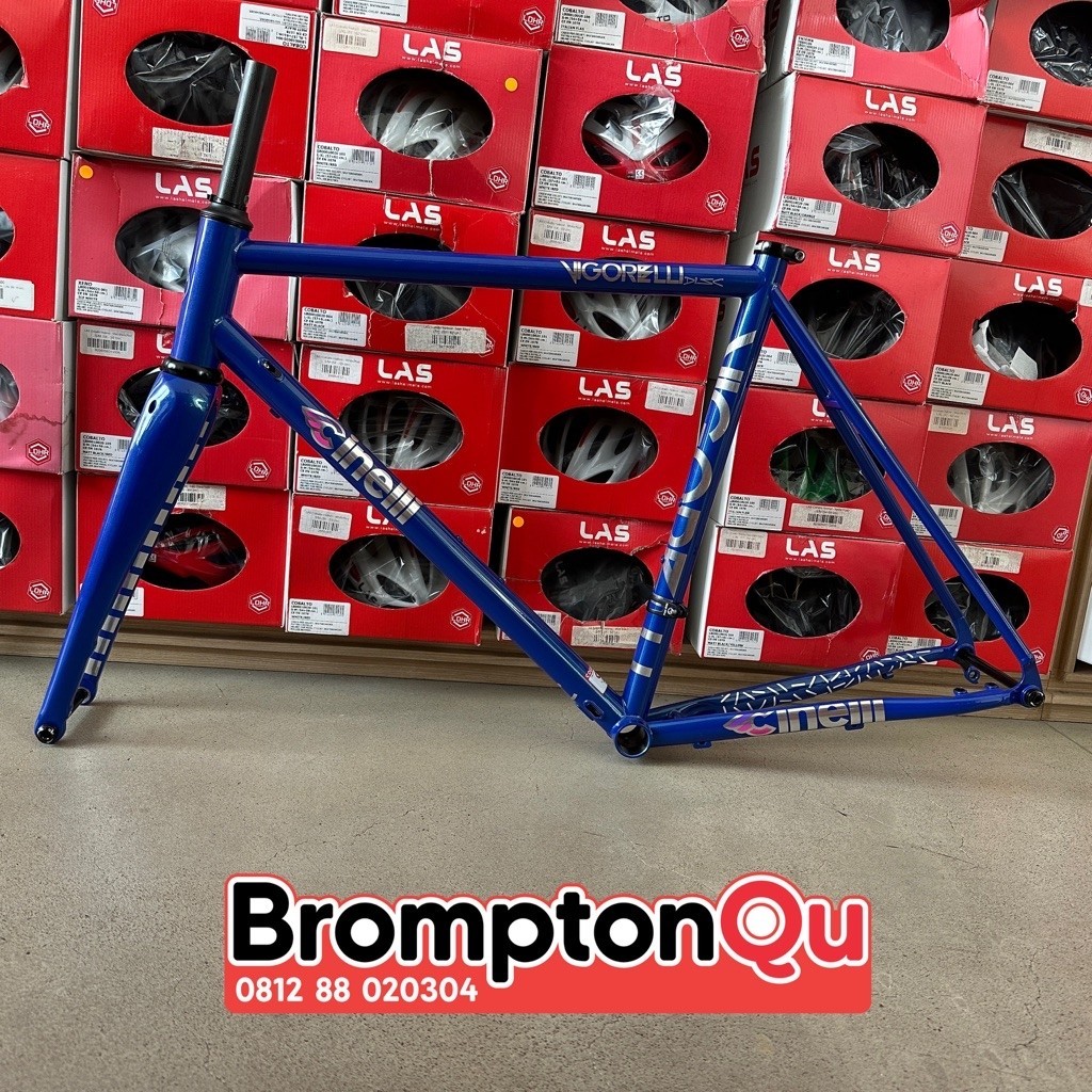 Cinelli Vigorelli Road Disc frame set - Deep Blue size XS (47) dan M (53)