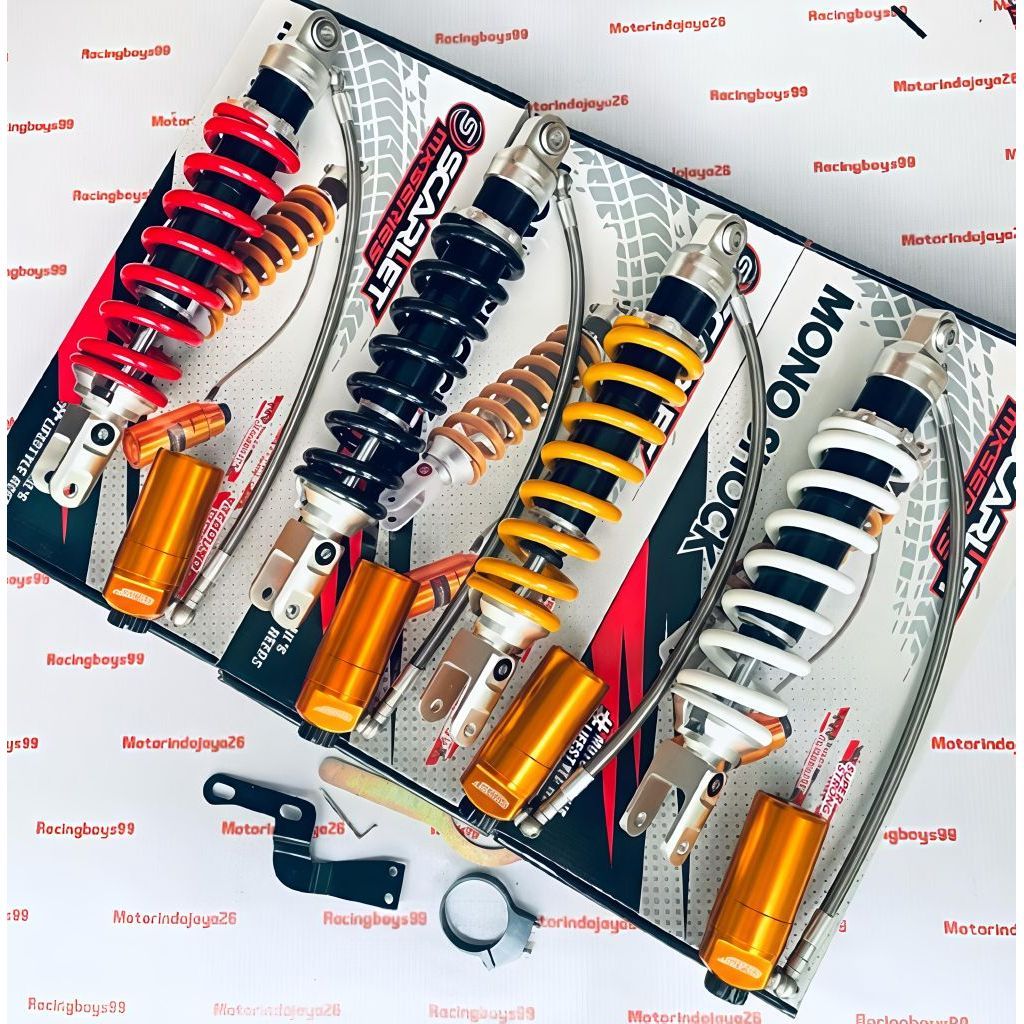 Shockbreaker belakang monoshock CRF 150L scarlet mx series Tabung Pisah Scarlet Racing Original