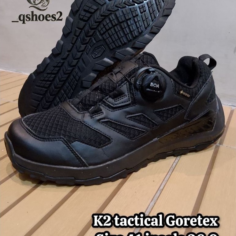 Sepatu hiking trekking trail outdoor K2 tactical Goretex