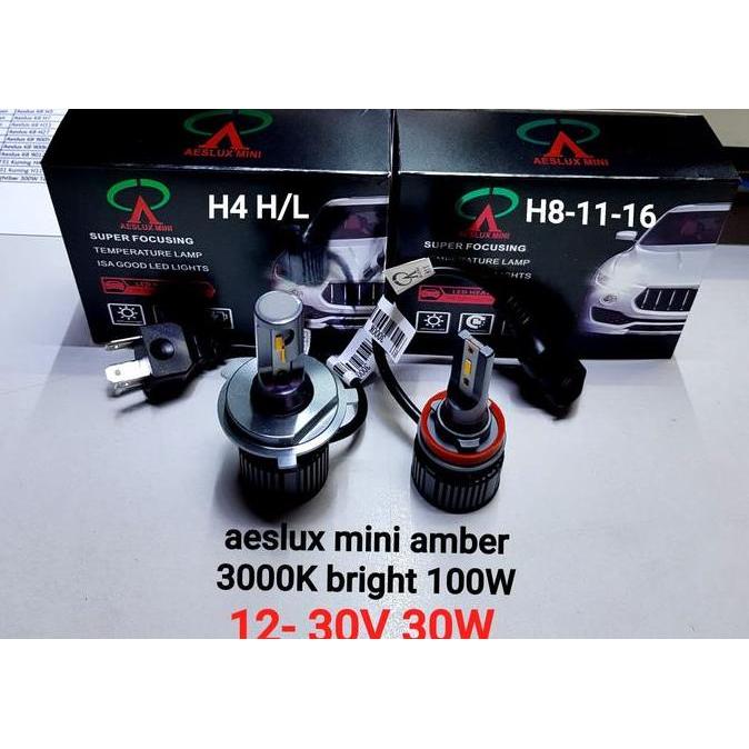Led Mobil Aeslux mini H4 3K Kuning