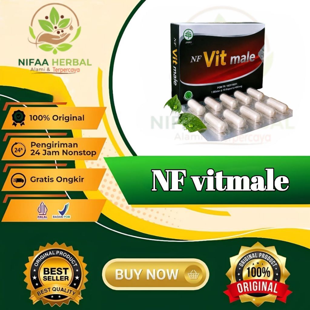 NF - Vitamell Vitamel Vitamal 100% Original Vitamin Suplemen Herbal 10 Kapsul @450mg