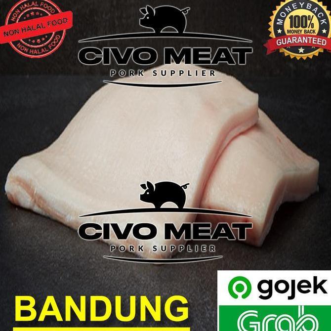 Minyak Babi / Lemak Babi Mentah / Pork Lard 500g