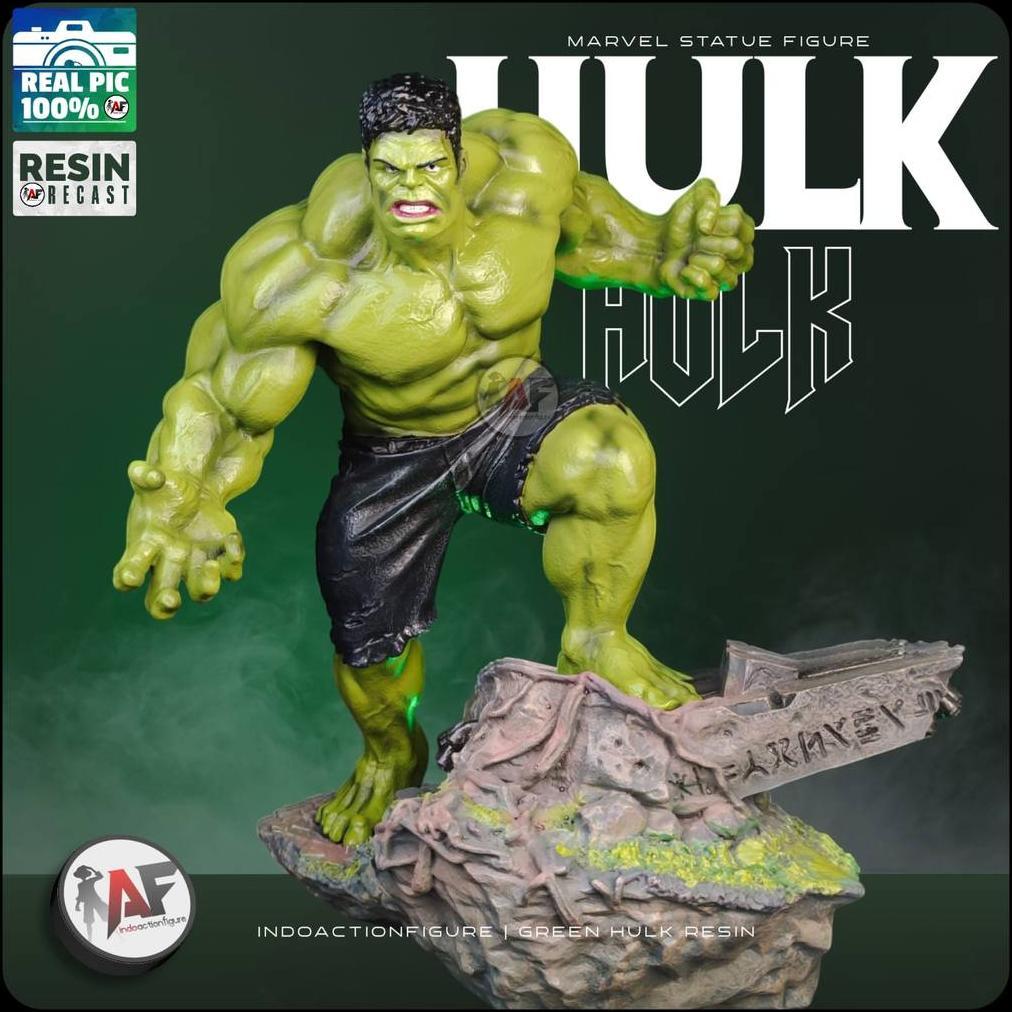 RESIN STATUE ACTION FIGURE HULK DESIGN RECAST