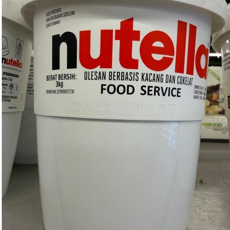 3KG NUTELLA HAZELNUT COCOA SPREAD. NUTELLA HAZELNUT COCOA. SELAI NUTELLA. SELAI NUTELLA HAZELNUT. NU