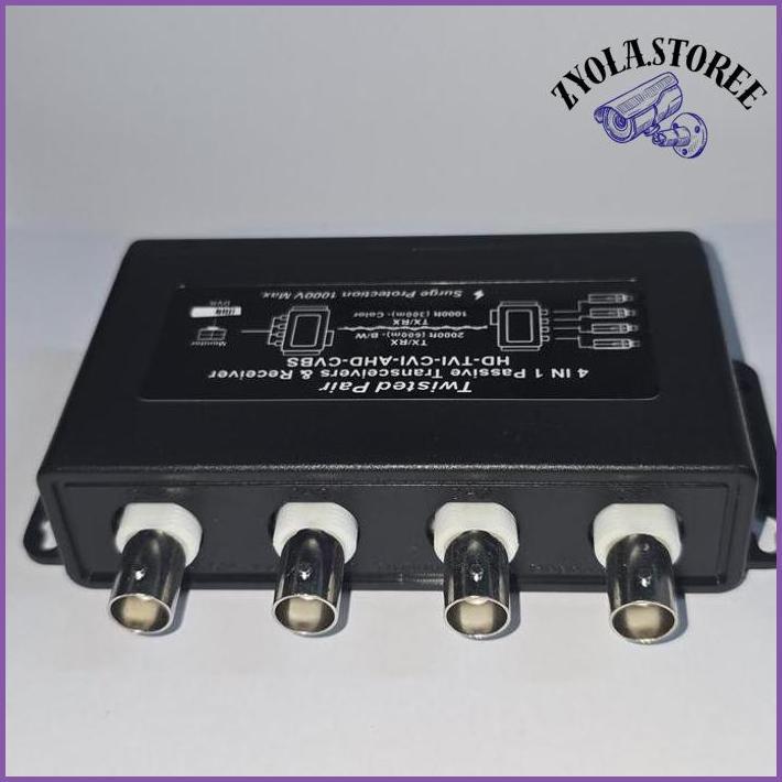 VIDEO BALUN 4 CH / BALUN AHD / BALUN HDTVI/BALUN CCTV HEMAT