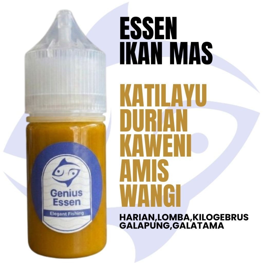ESSEN IKAN MAS AROMA KATILAYU DURIAN KAWENI AMIS WANGI essen ikan mas harian essen ikan mas lomba es