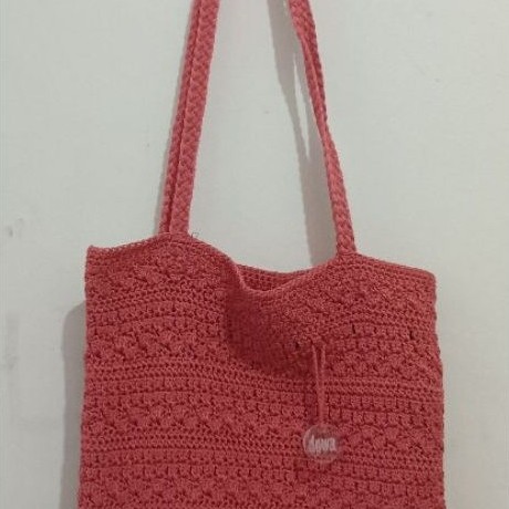 tas rajut dowa tote preloved seken bekas pl second