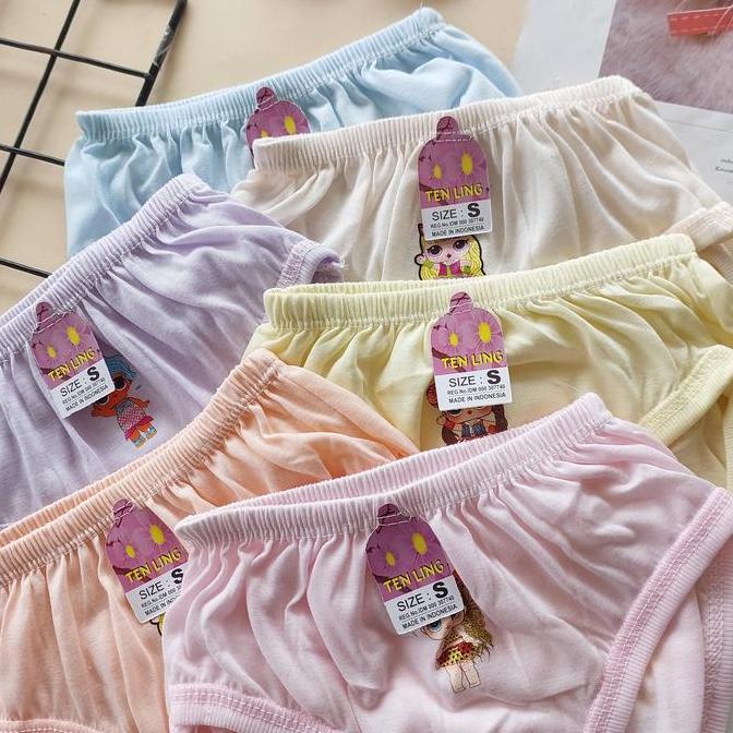1 Lusin CD Celana Dalam Anak Perempuan Sempak Anak Cewek