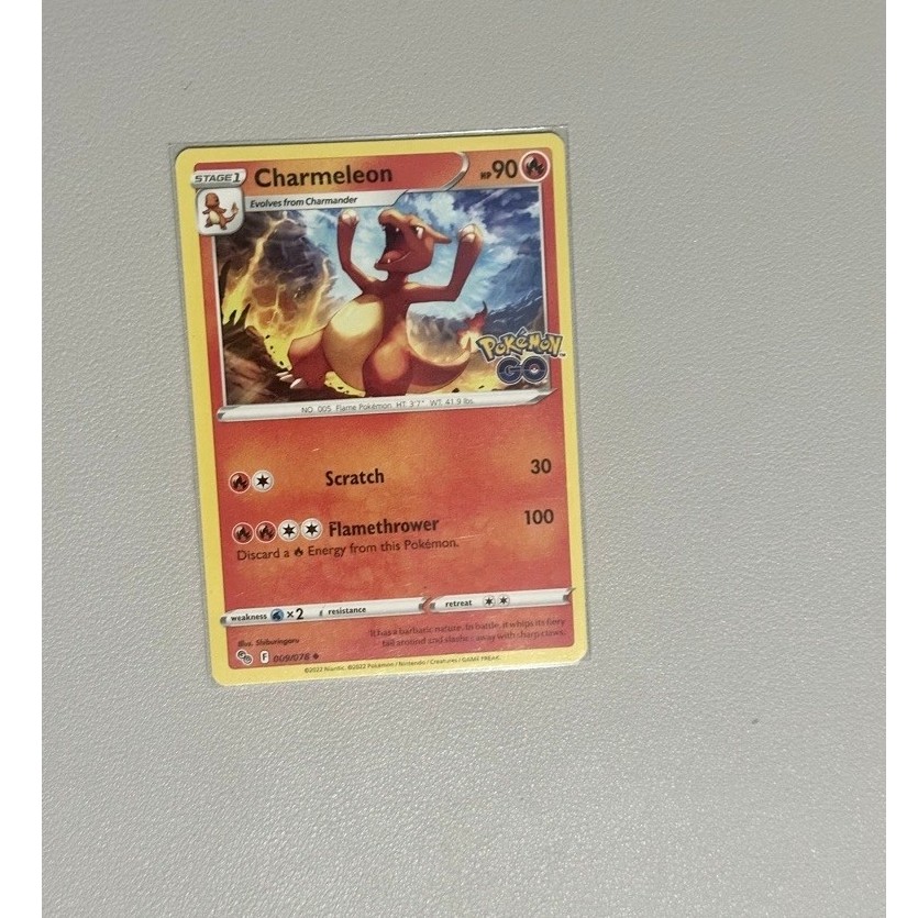Kartu pokemon Charmeleon Pokemon Go