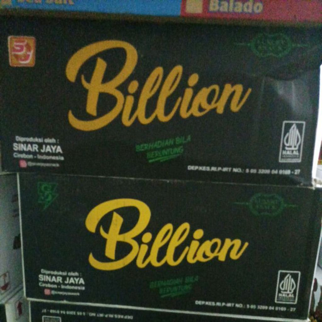Billion Snack Berhadiah 1 Karton