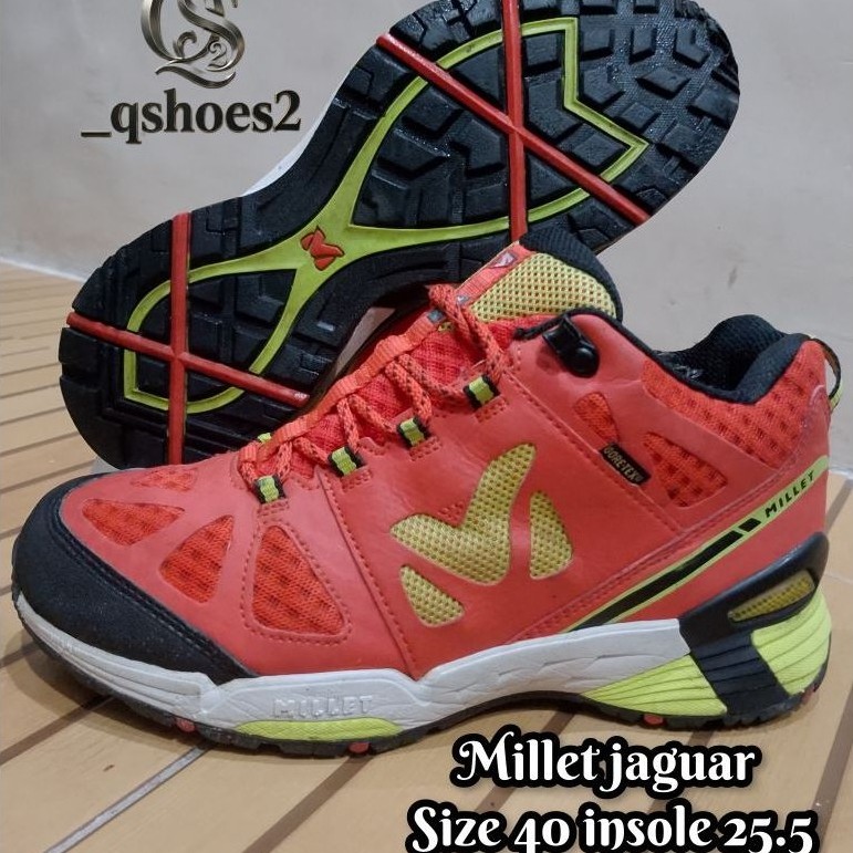 SEPATU HIKING TRAIL RUNN MILLET LOW-CUT JAGUAR GORETEX